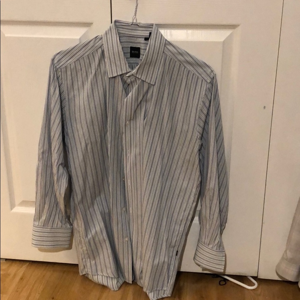 Hugo Boss Striped Button Down